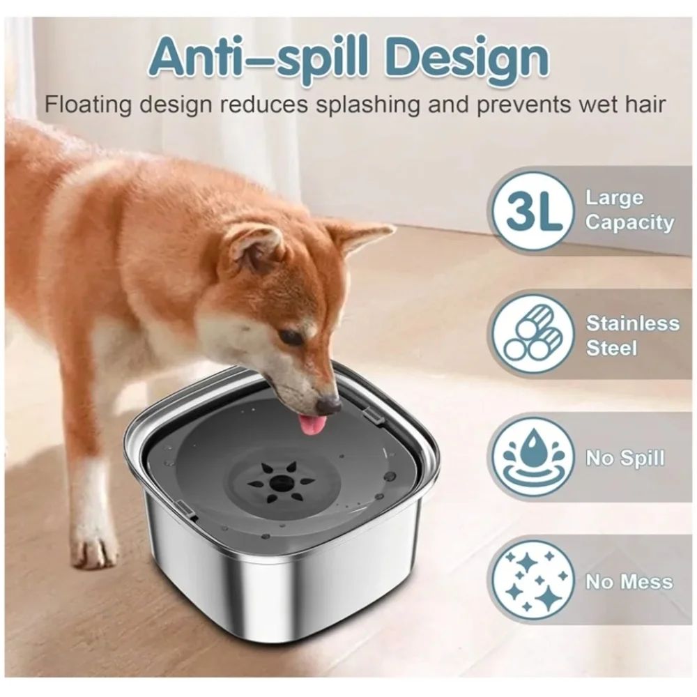 Stainless Steel Pet Water Fountain